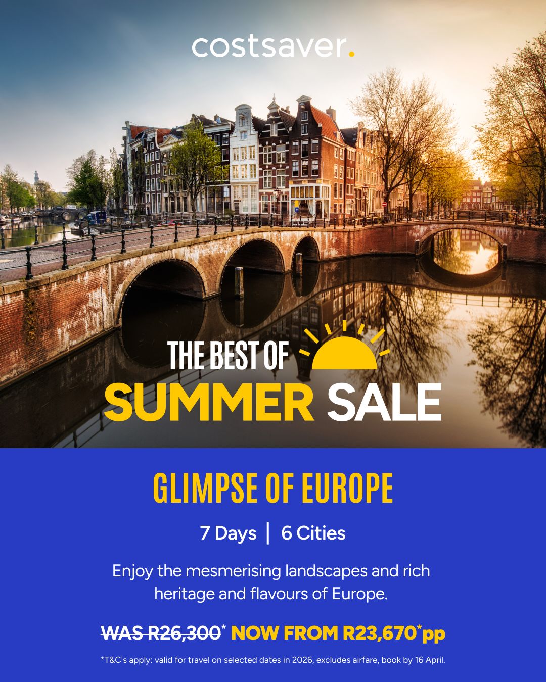 glimpse of europe tour